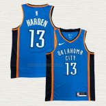 Camiseta James Harden NO 13 Oklahoma City Thunder Icon Azul