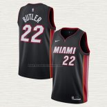 Camiseta Jimmy Butler NO 22 Miami Heat Icon 2020-21 Negro
