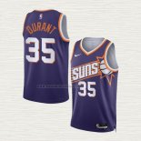 Camiseta Kevin Durant NO 35 Phoenix Suns Icon 2023-24 Violeta