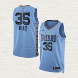 Camiseta Killian Tillie NO 35 Memphis Grizzlies Statement 2022-23 Azul