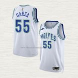Camiseta Luka Garza NO 55 Minnesota Timberwolves Classic 2023-24 Blanco