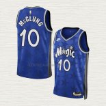 Camiseta Mac Mcclung NO 10 Orlando Magic Classic 2023-24 Azul
