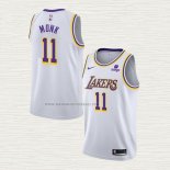 Camiseta Malik Monk NO 11 Los Angeles Lakers Association 2021-22 Blanco