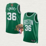 Camiseta Marcus Smart NO 36 Boston Celtics Icon 2022 NBA Finals Verde