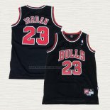 Camiseta Michael Jordan NO 23 Chicago Bulls Retro Negro2