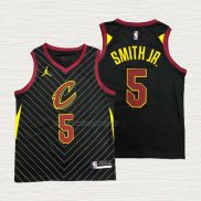 Camiseta Dennis Smith Jr. NO 5 Cleveland Cavaliers Statement 2020-21 Negro