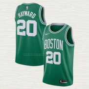 Camiseta Gordon Hayward NO 20 Boston Celtics Icon Verde