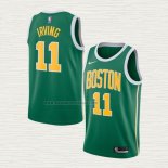 Camiseta Kyrie Irving NO 11 Boston Celtics Earned 2018-19 Verde
