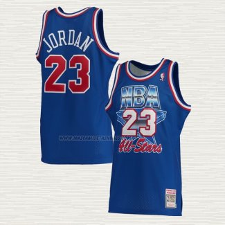 Camiseta Michael Jordan NO 23 All Star 1993 Azul