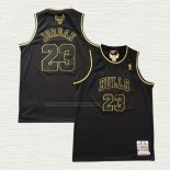Camiseta Michael Jordan NO 23 Chicago Bulls Retro 1997-98 Negro