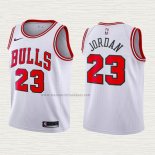 Camiseta Michael Jordan NO 23 Nino Chicago Bulls 2017-18 Blanco