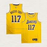 Camiseta NO 117 Los Angeles Lakers x X-BOX Master Chief Amarillo