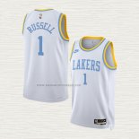Camiseta NO 1 Los Angeles Lakers Classic 2022-23 Blanco D'Angelo Russell