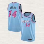 Camiseta Tyler Herro NO 14 Miami Heat Ciudad 2019-20 Azul