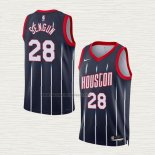 Camiseta Alperen Sengun NO 28 Houston Rockets Ciudad 2022-23 Negro