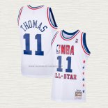 Camiseta Isiah Thomas NO 11 All Star 1985 Blanco