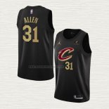 Camiseta Jarrett Allen NO 31 Cleveland Cavaliers Statement 2022-23 Negro