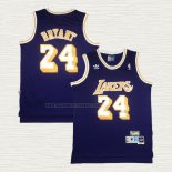 Camiseta Kobe Bryant NO 24 Los Angeles Lakers Retro Violeta