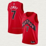 Camiseta Kyle Lowry NO 7 Toronto Raptors Icon 2020-21 Rojo