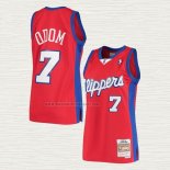 Camiseta Lamar Odom NO 7 Los Angeles Clippers Mitchell & Ness 2000-01 Rojo