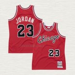 Camiseta Michael Jordan NO 23 Chicago Bulls Mitchell & Ness 1984-1985 Rojo