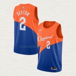 Camiseta Collin Sexton NO 2 Cleveland Cavaliers Ciudad Edition Azul