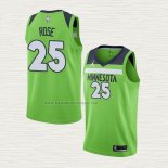 Camiseta Derrick Rose NO 25 Minnesota Timberwolves Statement 2020-21 Verde