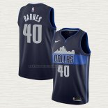 Camiseta Harrison Barnes NO 40 Dallas Mavericks Statement Azul
