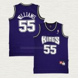 Camiseta Jason Williams NO 55 Sacramento Kings Retro Violeta