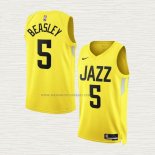 Camiseta Malik Beasley NO 5 Utah Jazz Icon 2022-23 Amarillo