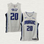 Camiseta Markelle Fultz NO 20 Orlando Magic Icon Autentico 2019-20 Blanco