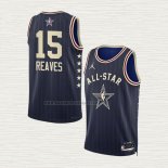 Camiseta Austin Reaves NO 15 Los Angeles Lakers All Star 2024 Azul