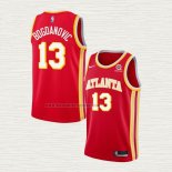 Camiseta Bogdan Bogdanovic NO 13 Atlanta Hawks Icon 2020-21 Rojo