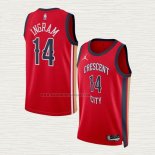 Camiseta Brandon Ingram NO 14 New Orleans Pelicans Statement 2023-24 Rojo