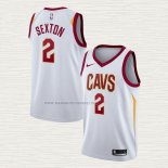 Camiseta Collin Sexton NO 2 Cleveland Cavaliers Association Blanco