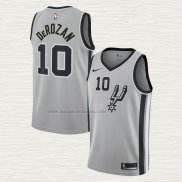 Camiseta DeMar DeRozan NO 10 San Antonio Spurs Statement 2019-20 Gris