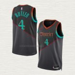 Camiseta Jared Butler NO 4 Washington Wizards Ciudad 2023-24 Negro