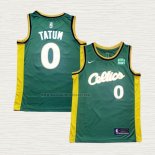 Camiseta Jayson Tatum NO 0 Boston Celtics 2022-23 Verde
