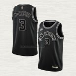 Camiseta Keldon Johnson NO 3 San Antonio Spurs Classic 2022-23 Negro