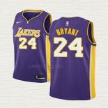 Camiseta Kobe Bryant NO 24 Nino Los Angeles Lakers Statehombret 2017-18 Violeta