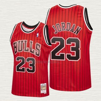 Camiseta Michael Jordan NO 23 Chicago Bulls Hardwood Classics Reload Rojo