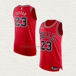 Camiseta Michael Jordan NO 23 Chicago Bulls Icon Autentico Rojo