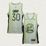 Camiseta Stephen Curry NO 30 Golden State Warriors Fashion Royalty Verde