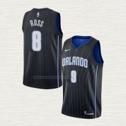Camiseta Terrence Ross NO 8 Orlando Magic Statement Negro