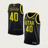 Camiseta Cody Zeller NO 40 Utah Jazz Statement 2022-23 Negro