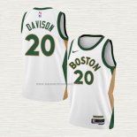 Camiseta JD Davison NO 20 Boston Celtics Ciudad 2023-24 Blanco