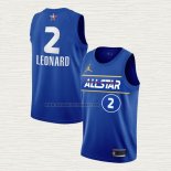 Camiseta Kawhi Leonard NO 2 Los Angeles Clippers All Star 2021 Azul