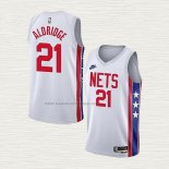 Camiseta LaMarcus Aldridge NO 21 Brooklyn Nets Classic 2022-23 Blanco