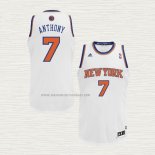 Camiseta Carmelo Anthony NO 7 New York Knicks Blanco