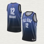 Camiseta Ja Morant NO 12 Memphis Grizzlies All Star 2023 Azul